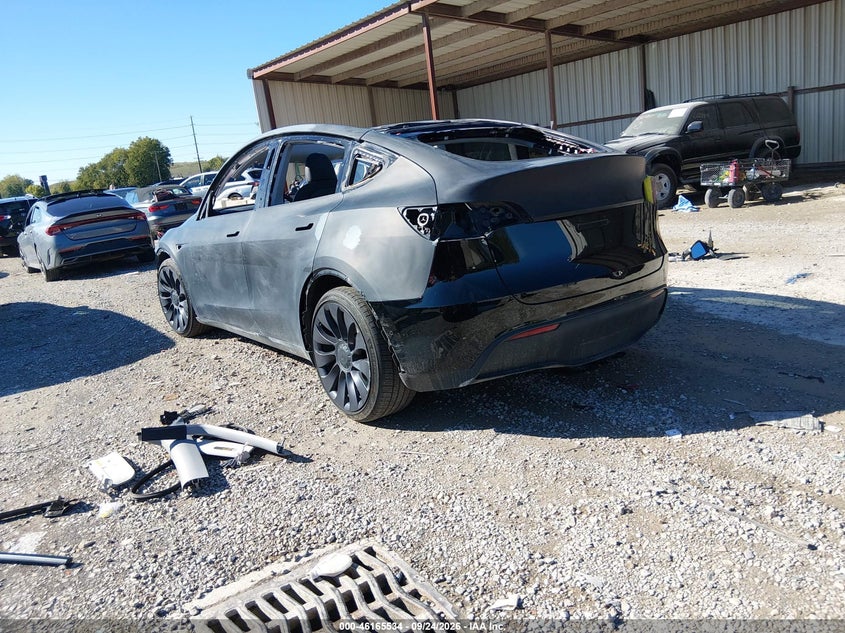 Vin: 5yjygdefxmf258276, lot: 46665376, tesla model y performance dual motor all-wheel drive 20213