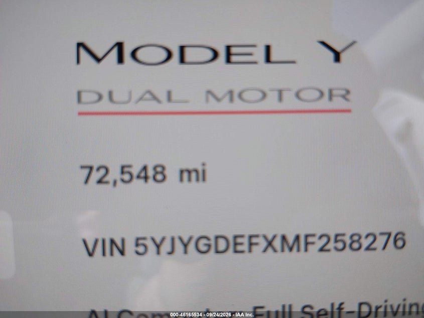 TESLA MODEL Y - zdjęcie 7