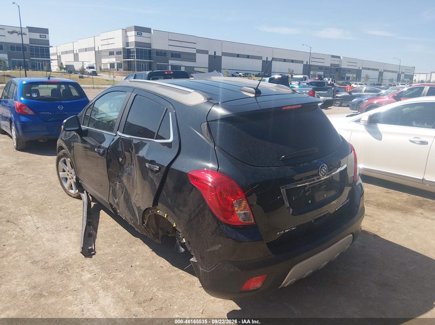 Vin: kl4cjcsb2gb671964, lot: 46665377, buick encore leather 20163