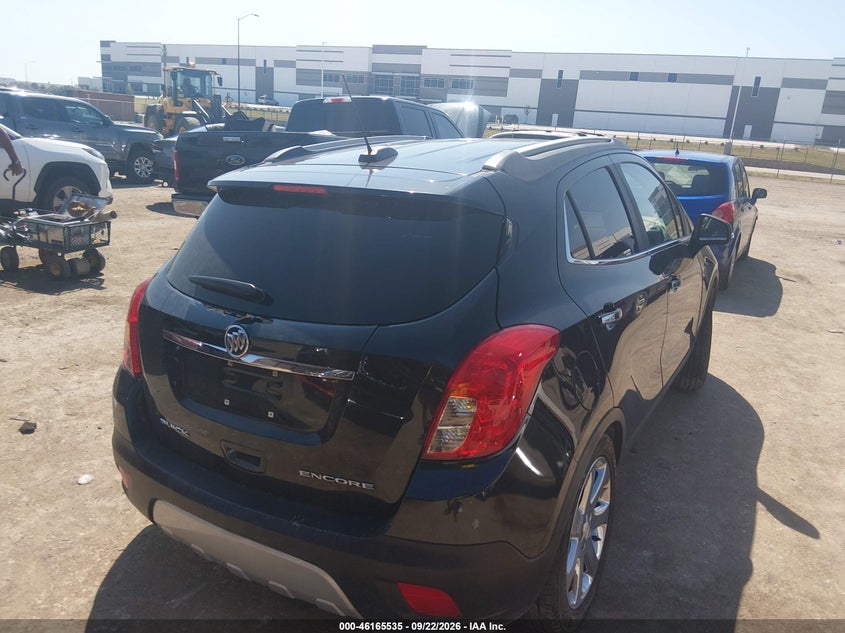 Vin: kl4cjcsb2gb671964, lot: 46665377, buick encore leather 20164