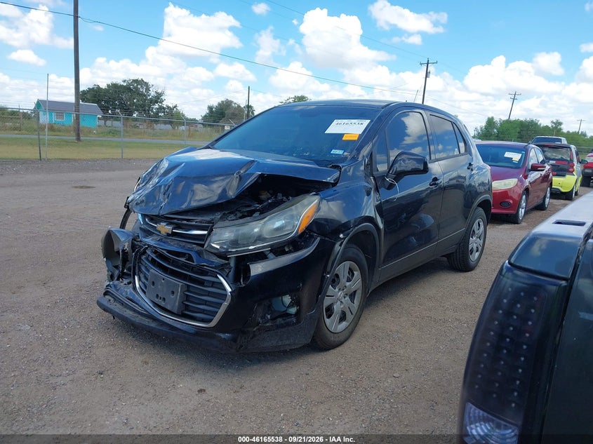Vin: 3gncjksb5hl180778, lot: 46665380, chevrolet trax ls 20172