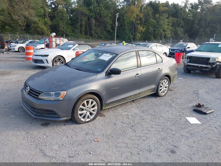 2015 Volkswagen Jetta, Обычный износ, IAAI, VIN 3VWD17AJ7FM309997 — фото 2