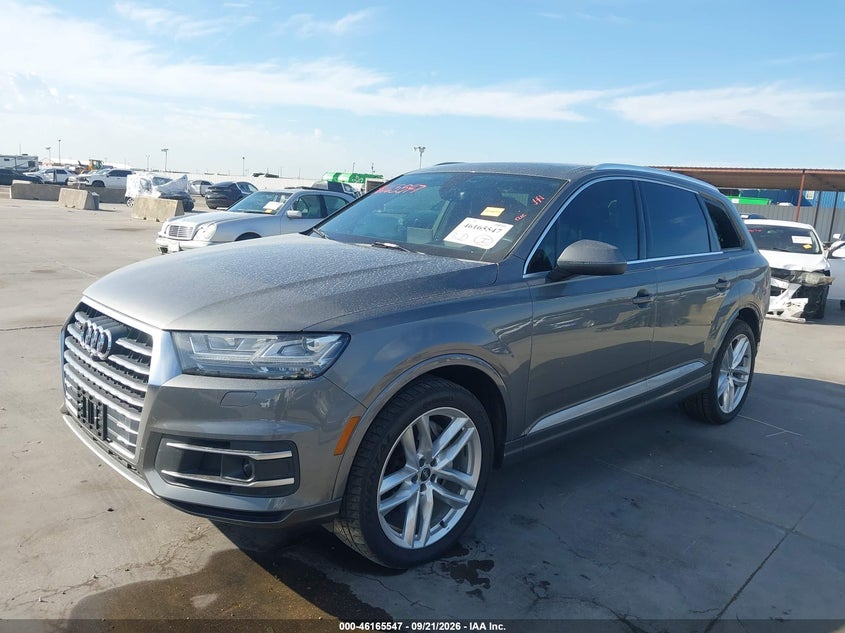 Vin: wa1vaaf7xhd012944, lot: 46665389, audi q7 3.0t premium 20172