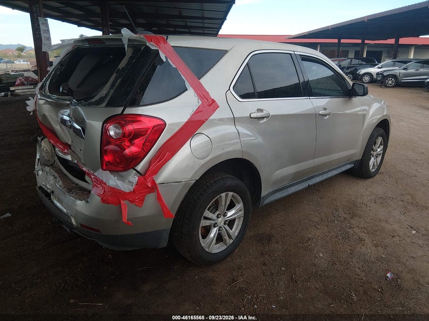 Vin: 2gnalaek6f1138707, lot: 46665410, chevrolet equinox ls 20154