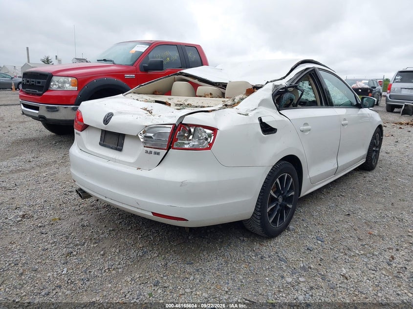Vin: 3vwdz7aj9bm381366, lot: 46665446, volkswagen jetta 2.5l se 20114