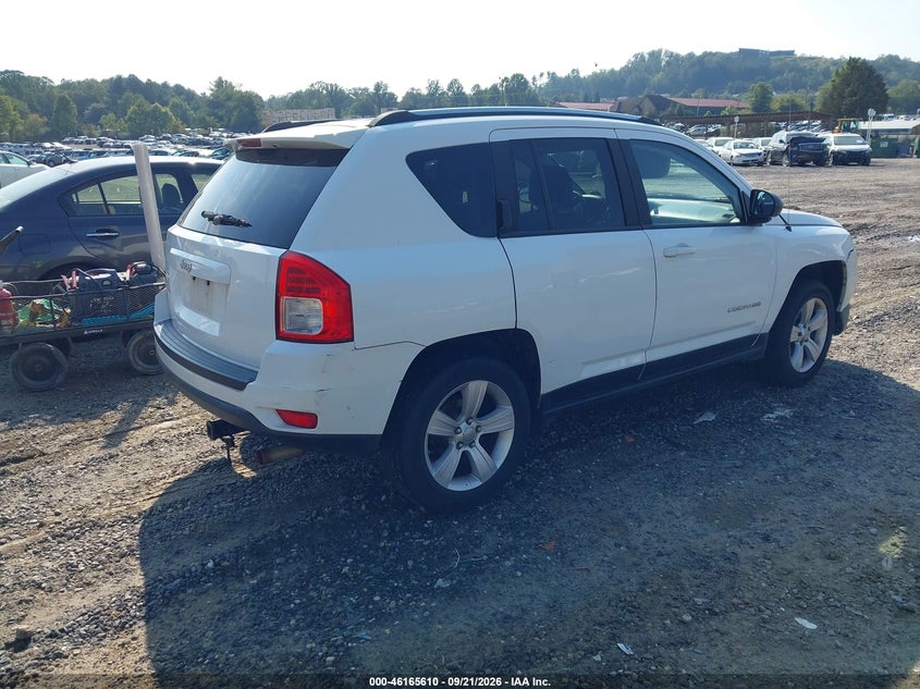 Vin: 1c4njdbb9cd549198, lot: 46665452, jeep compass sport 20124