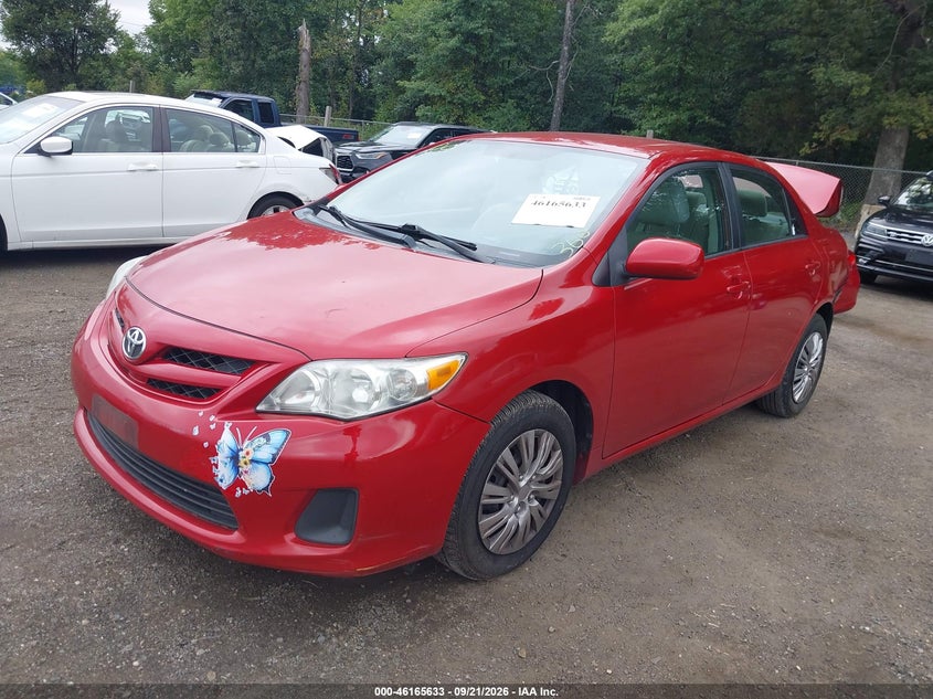 Vin: 2t1bu4ee2bc726122, lot: 46665475, toyota corolla le 20112