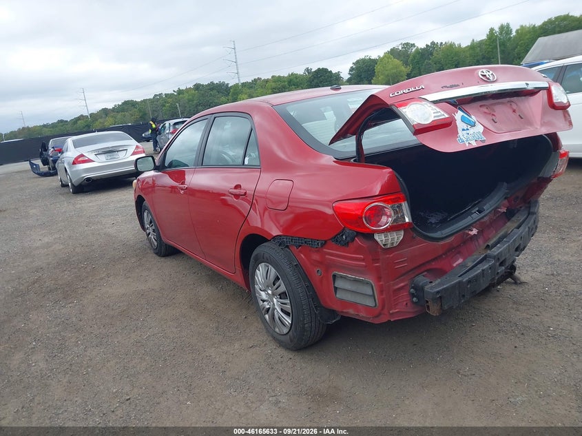 Vin: 2t1bu4ee2bc726122, lot: 46665475, toyota corolla le 20113