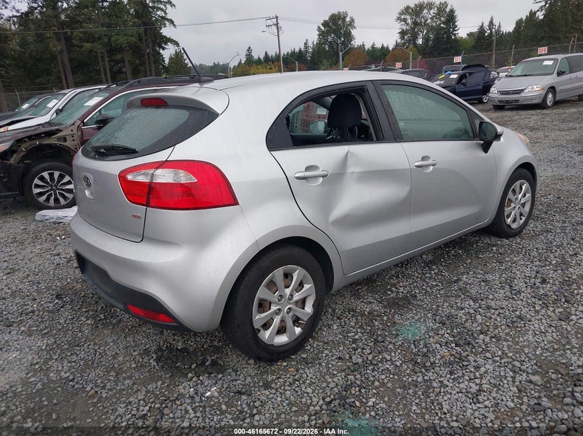 Vin: knadm5a35c6054730, lot: 46665514, kia rio5 lx 20124