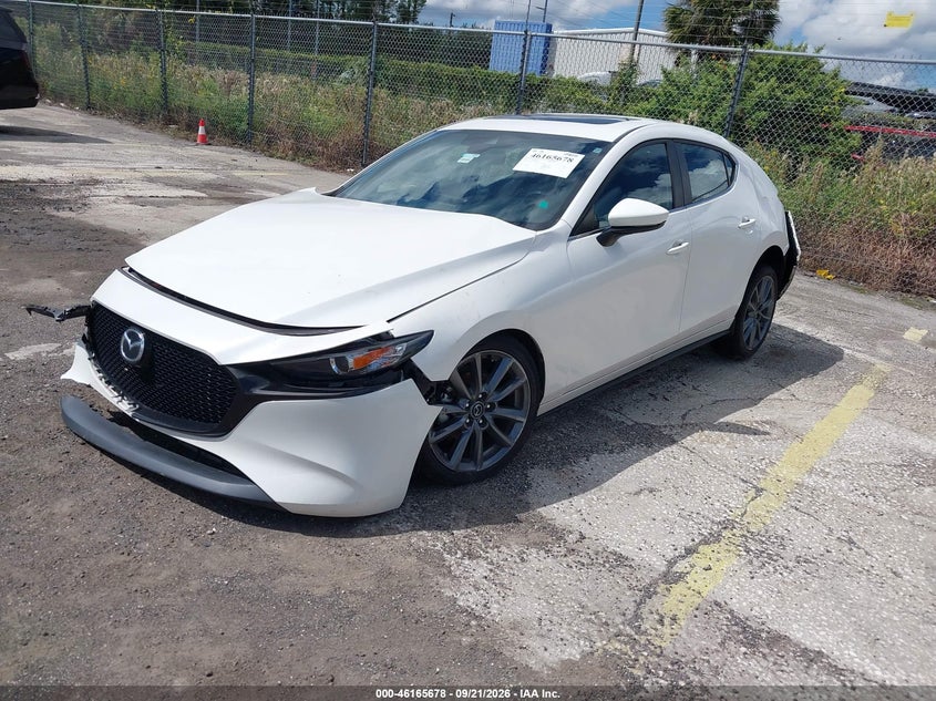 Vin: jm1bpallxm1402768, lot: 46665520, mazda mazda3 preferred 20212
