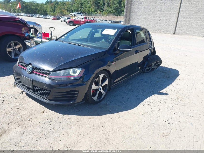 Vin: 3vw4t7au3gm003787, lot: 46665531, volkswagen golf gti se 4-door 20162