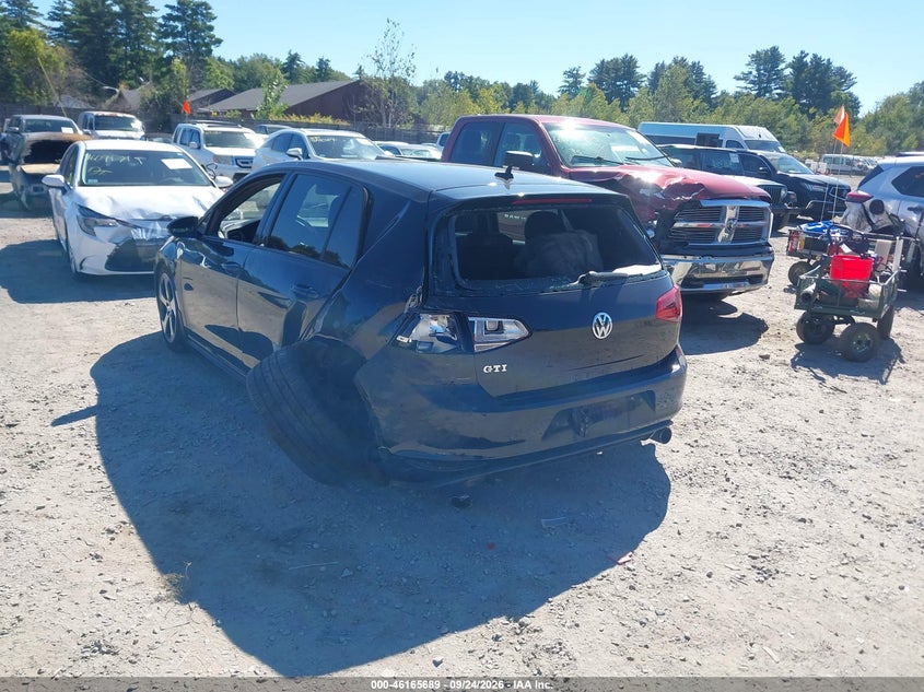 Vin: 3vw4t7au3gm003787, lot: 46665531, volkswagen golf gti se 4-door 20163