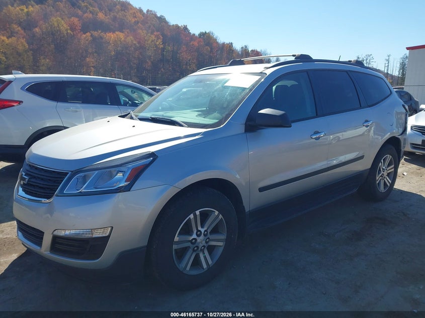 Vin: 1gnkvfed3hj300203, lot: 46665579, chevrolet traverse ls 20172