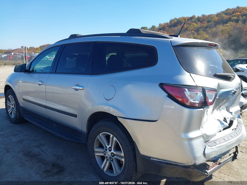 Vin: 1gnkvfed3hj300203, lot: 46665579, chevrolet traverse ls 20173