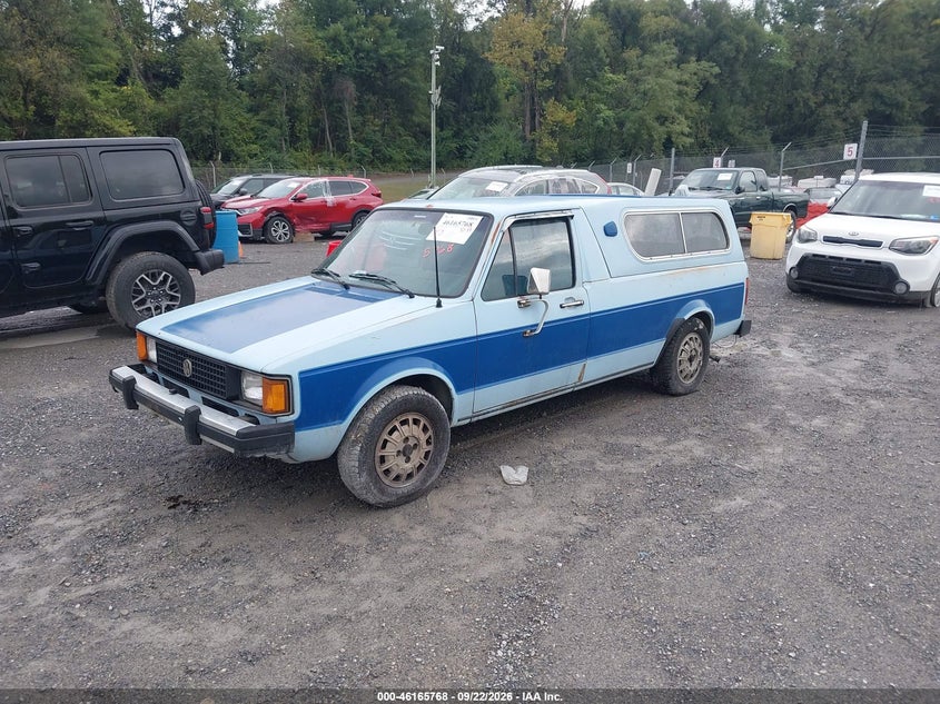 VOLKSWAGON TRUCK 1981 VIN 1V1KBO176BV125902