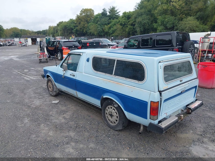 VOLKSWAGON TRUCK 1981 VIN 1V1KBO176BV125902