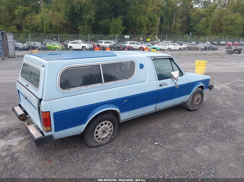 VOLKSWAGON TRUCK 1981 VIN 1V1KBO176BV125902