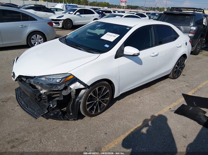 2019 Toyota Corolla, Удар спереду, IAAI, VIN 2T1BURHE0KC166433 — фото 2