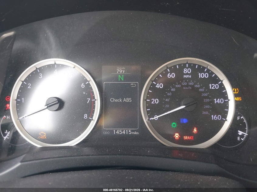LEXUS IS 250 2015 VIN JTHBF1D26F5078690