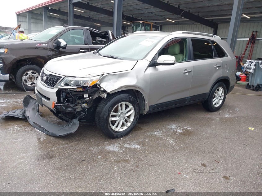 Vin: 5xykt3a62fg623711, lot: 46665634, kia sorento lx 20152