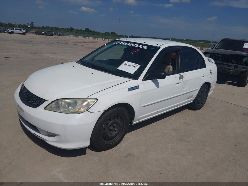 2005 Honda Civic, Звичайний знос, IAAI, VIN 2HGES16595H586243 — фото 2