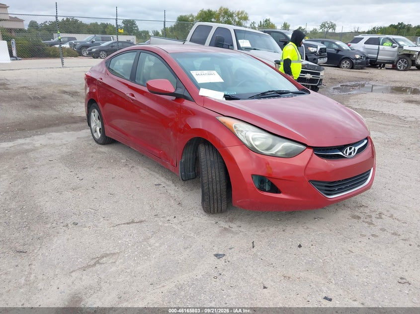 Vin: kmhdh4ae0du864603, lot: 46665645, hyundai elantra gls 2013 img_1