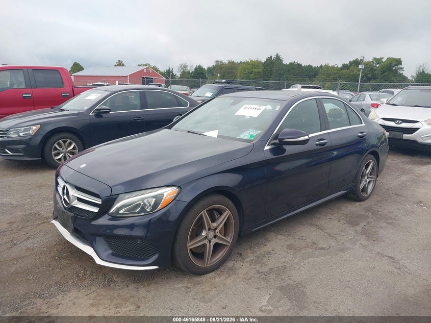 Vin: 55swf6gb4fu028363, lot: 46665690, mercedes-benz c 400 4matic 20152