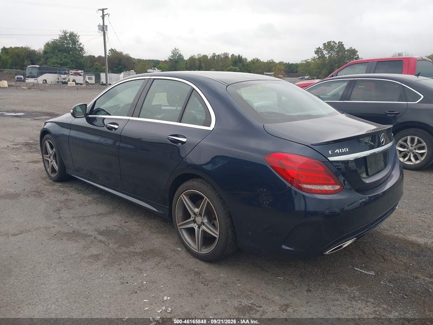Vin: 55swf6gb4fu028363, lot: 46665690, mercedes-benz c 400 4matic 20153