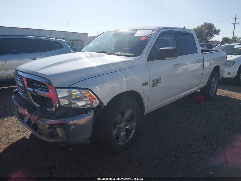 Vin: 1c6rr7tt9ks684315, lot: 46665707, ram 1500 classic big horn  4x4 6'4 box 20192