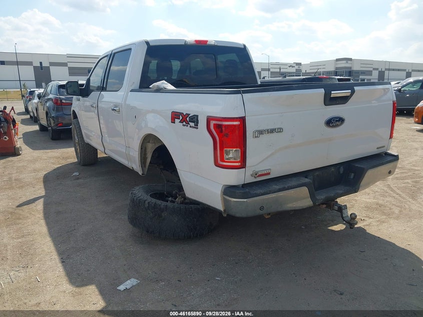 Vin: 1ftew1ef4gkf16853, lot: 46665732, ford f-150 xlt 20163