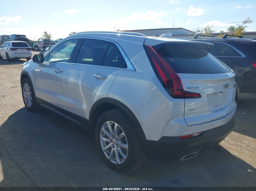 Vin: 1gyfzbr48nf170185, lot: 46665763, cadillac xt4 awd luxury 20223
