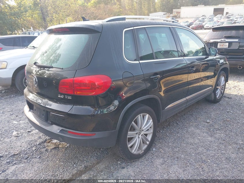Vin: wvgav7ax8cw526173, lot: 46665768, volkswagen tiguan se 20124