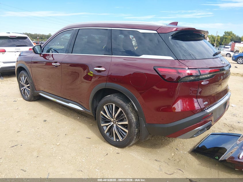 Vin: 5n1al1gs7sc347024, lot: 46665781, infiniti qx60 sensory awd 20253