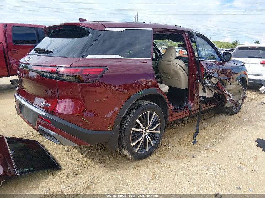 Vin: 5n1al1gs7sc347024, lot: 46665781, infiniti qx60 sensory awd 20254