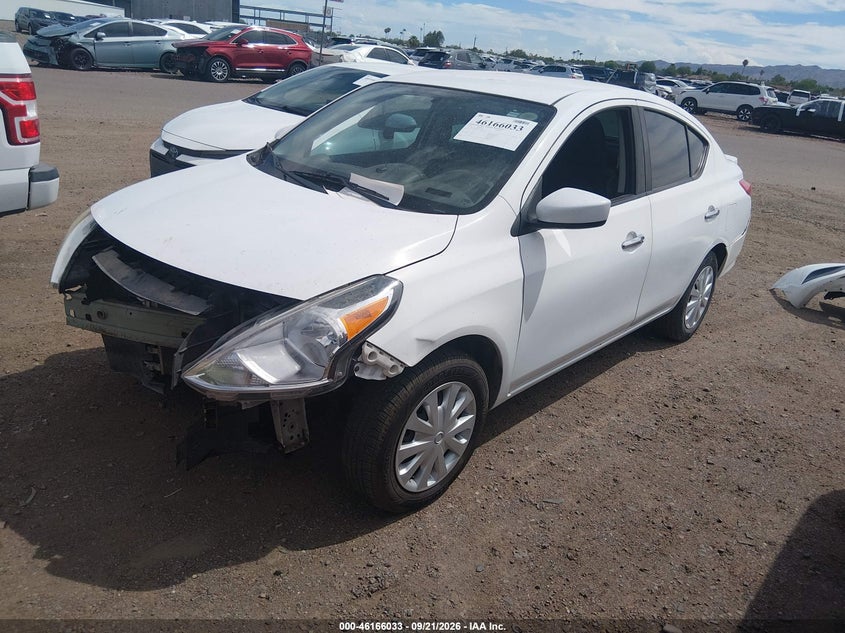 Vin: 3n1cn7apxkl858765, lot: 46665875, nissan versa 1.6 sv 20192