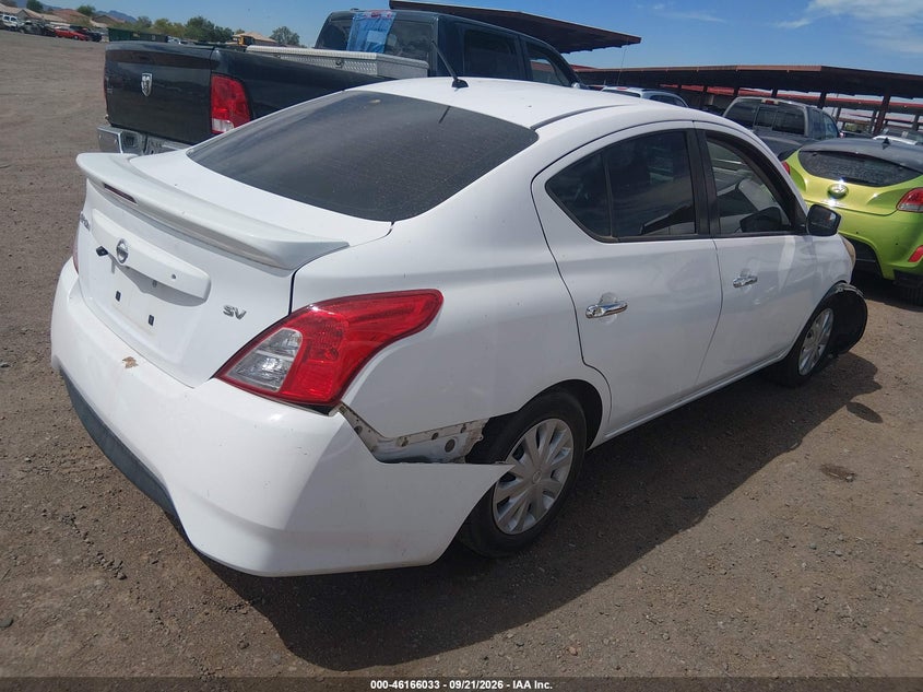 Vin: 3n1cn7apxkl858765, lot: 46665875, nissan versa 1.6 sv 20194