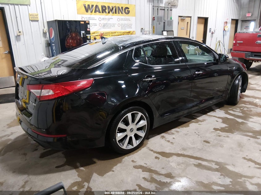 Vin: 5xxgr4a64dg222169, lot: 46665901, kia optima sx 20134