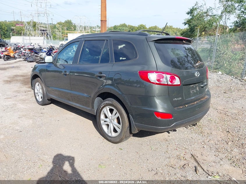 Vin: 5nmshdag5ah359057, lot: 46665905, hyundai santa fe se 20103