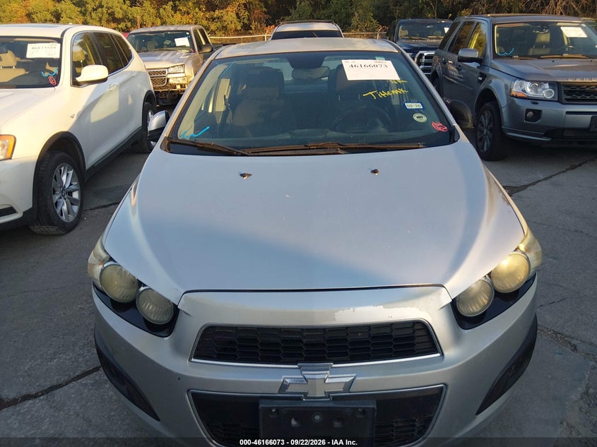 CHEVROLET SONIC 2013 VIN 1G1JC5SH2D4243358