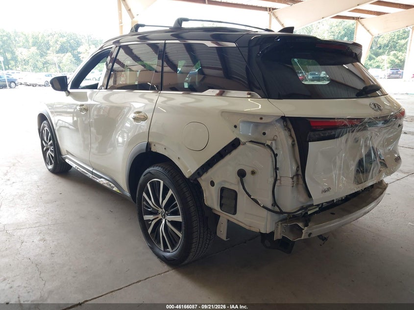 Vin: 5n1dl1hu4pc350774, lot: 46665929, infiniti qx60 autograph awd 20233