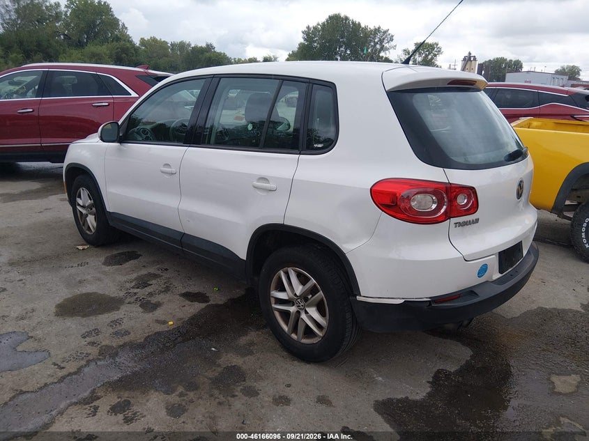Vin: wvgav7ax5bw561252, lot: 46665938, volkswagen tiguan s 20113