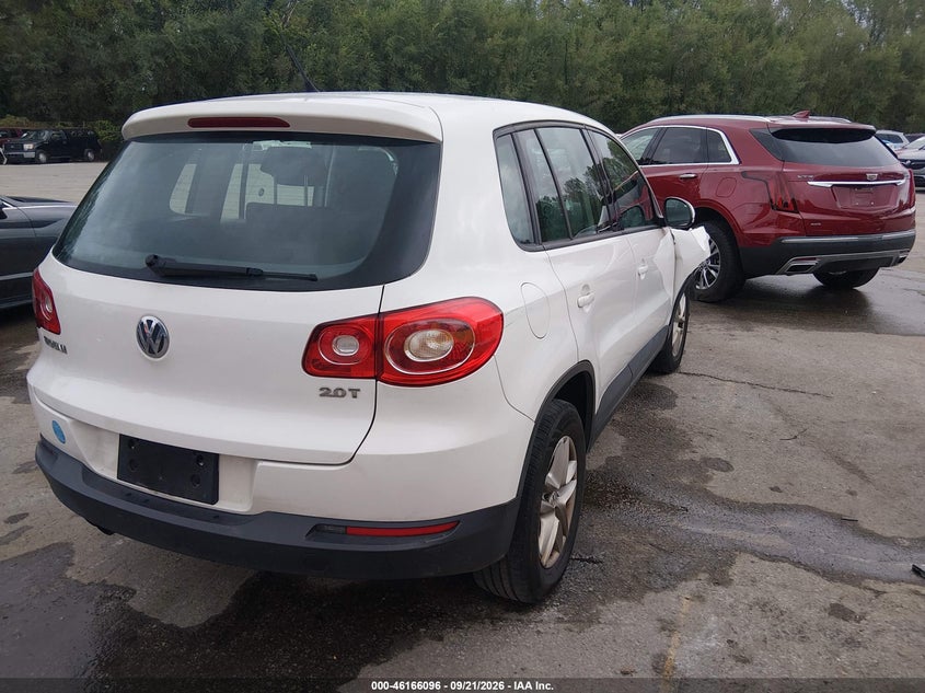 Vin: wvgav7ax5bw561252, lot: 46665938, volkswagen tiguan s 20114