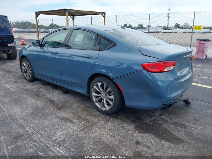 Vin: 1c3cccbb2fn597267, lot: 46665948, chrysler 200 s 20153