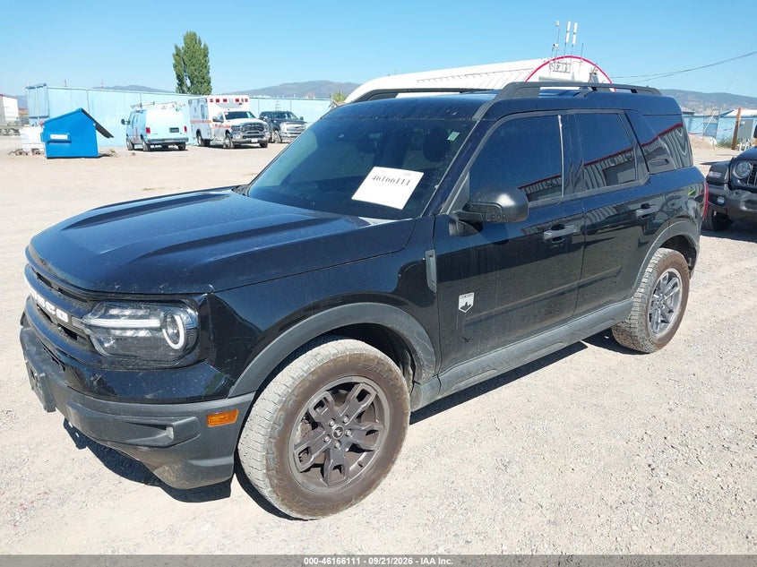 Vin: 3fmcr9b65mra95083, lot: 46665953, ford bronco sport big bend 20212