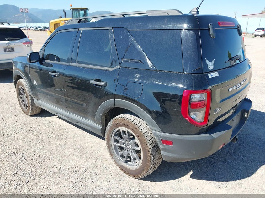 Vin: 3fmcr9b65mra95083, lot: 46665953, ford bronco sport big bend 20213