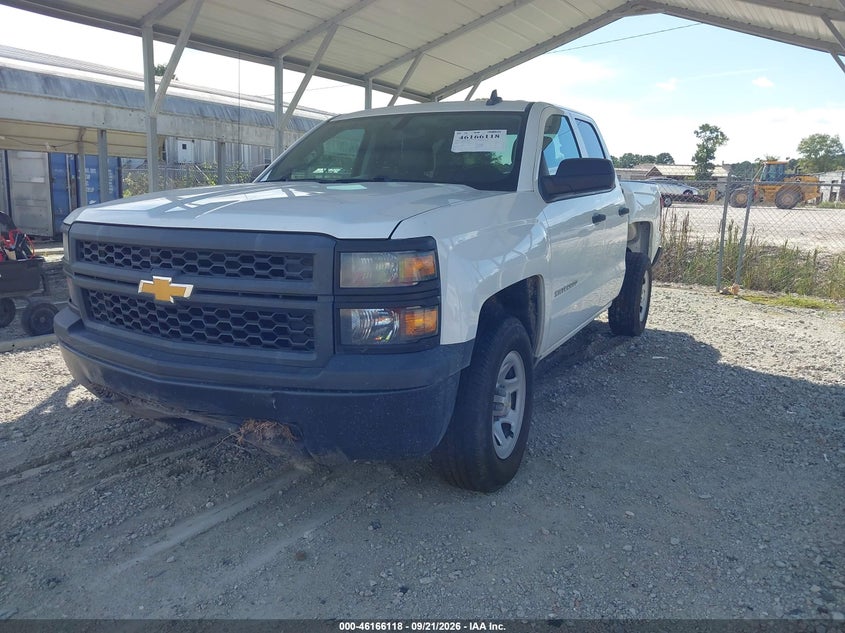 Vin: 1gcvkpeh9fz443582, lot: 46665960, chevrolet silverado 1500 wt 20152