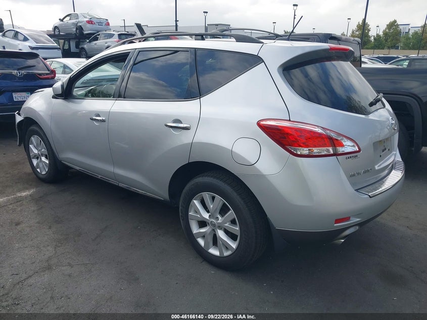 Vin: jn8az1muxcw121346, lot: 46665982, nissan murano sl 20123