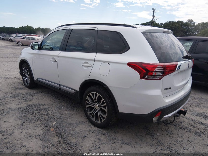 Vin: ja4ad3a37gz017266, lot: 46665983, mitsubishi outlander sel 20163