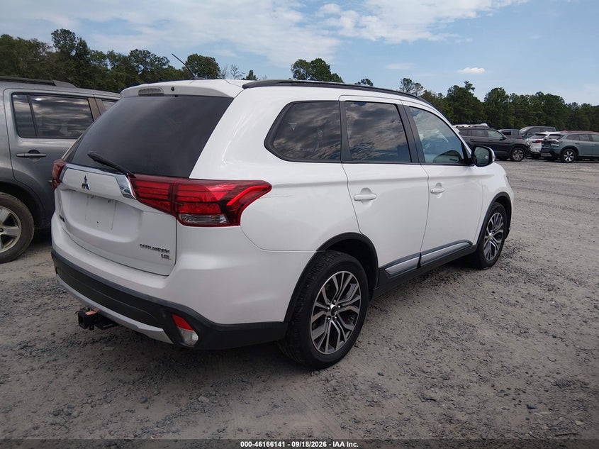 Vin: ja4ad3a37gz017266, lot: 46665983, mitsubishi outlander sel 20164