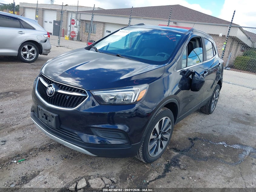 Vin: kl4cjesb9mb319035, lot: 46666005, buick encore awd preferred 20212